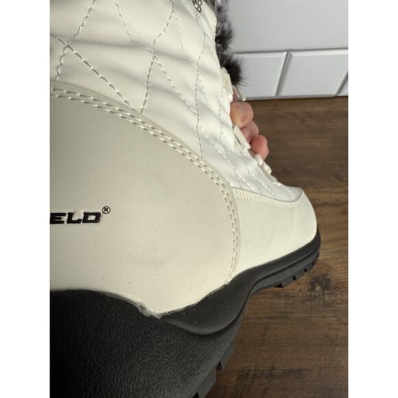 ArcticShield Women's Waterproof Insulated Memory Foam Fur Snow Boots Size 9 - Picture 4 of 14